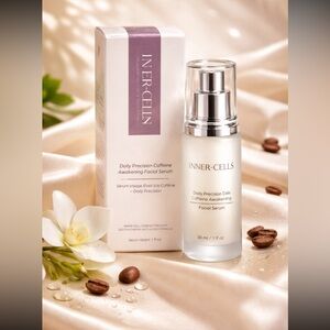 INNER-CELLS Daily Precision Caffeine Awakening Facial Serum 30ml NIB